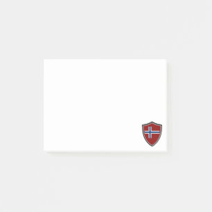 Bloco De Notas Notas de pavilhão norueguesas