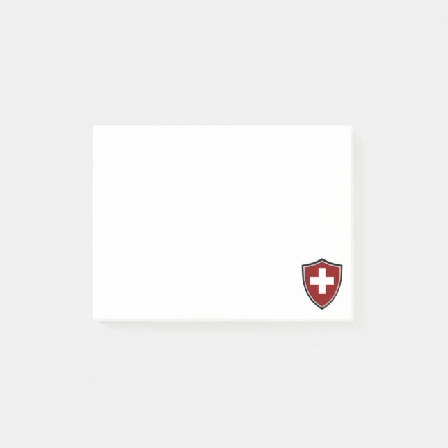 Bloco De Notas Notas de pavilhão suíço (Frente)