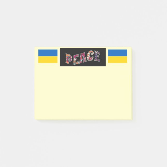 Bloco De Notas Notas de Paz (Frente)