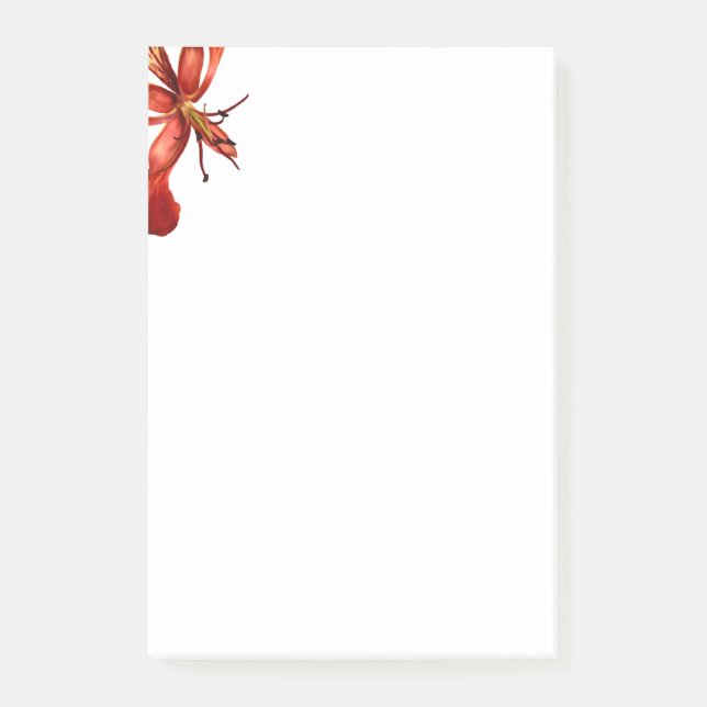 Bloco De Notas Notas de Poinciana Real. (Frente)