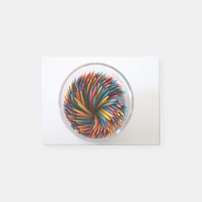 Bloco De Notas Notas de Ponta Colorido Pós-it® (Frente)