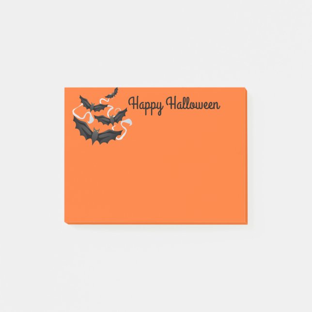 Bloco De Notas Notas de Pós-Halloween (Frente)