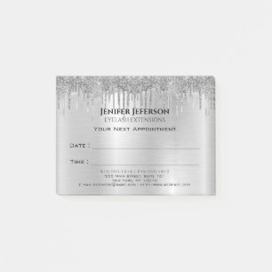 Bloco De Notas Notas de Pós-it® do Compromisso Lashes