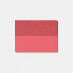 Bloco De Notas Notas de Pós-Ti® Ruído Vermelho De Tomate Dual-Ton