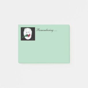 Bloco De Notas Notas de Pós-ti® Samoyed 4 x 3; Lembrando de Not