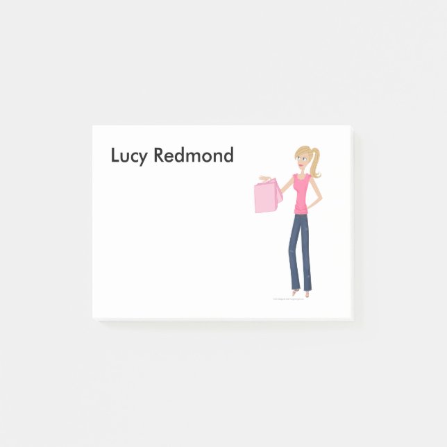 Bloco De Notas Notas de post-it - 4 x 3 (Frente)