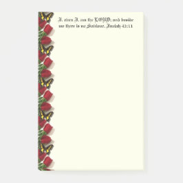 Bloco De Notas Notas de post-it da escritura