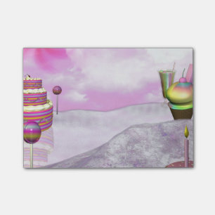 Bloco De Notas Notas de post-it de Candyland