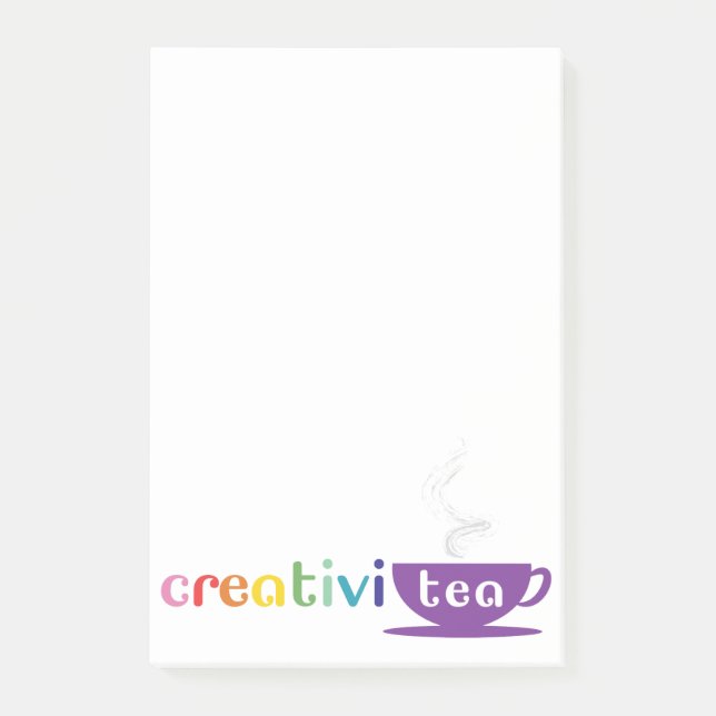 Bloco De Notas Notas de post-it de CreativiTEA (Frente)