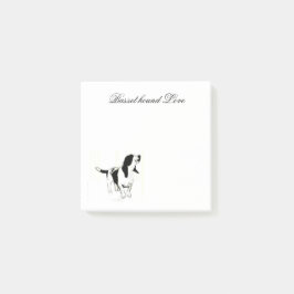 Bloco De Notas Notas de post-it do cão de Basset
