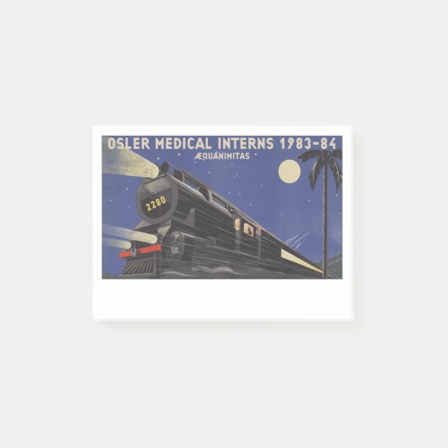 Bloco De Notas Notas de post-it do interno de Osler (grande (Frente)