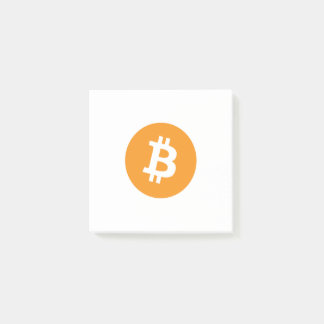 Bloco De Notas Notas de post-it do logotipo | de Bitcoin BTC