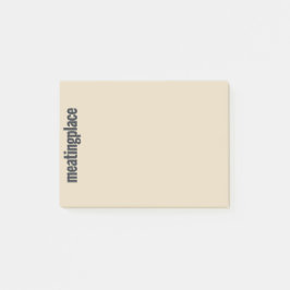 Bloco De Notas Notas de post-it do logotipo de Meatingplace