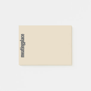 Bloco De Notas Notas de post-it do logotipo de Meatingplace