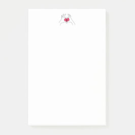 Bloco De Notas Notas de post-it do Semicolon