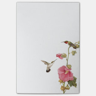 Bloco De Notas Notas de post-it dos colibris