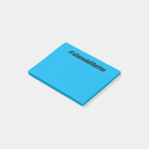 Bloco De Notas Notas de post-it escolhidas de Hashtag
