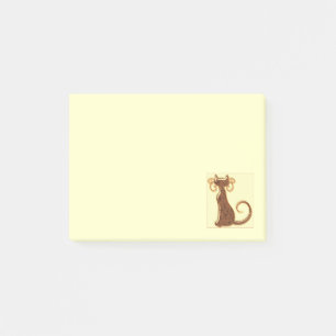 Bloco De Notas Notas de post-it legal do gato