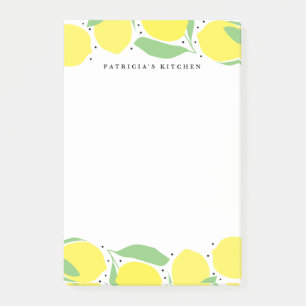 Bloco De Notas Notas de post-it personalizadas da árvore de lim