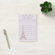 Bloco De Notas Notas de post-it personalizadas da torre Eiffel da (Escritótio)