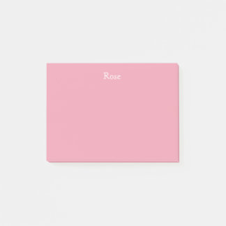 Bloco De Notas Notas de post-it personalizadas do rosa