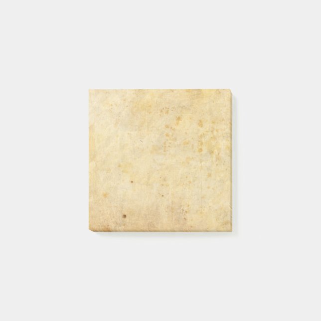 Bloco De Notas Notas de Posta de Pergaminho Amortecido (Frente)