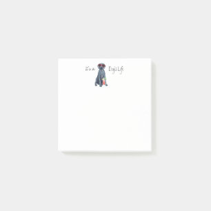 Bloco De Notas Notas de Poste da Summer Great Dane