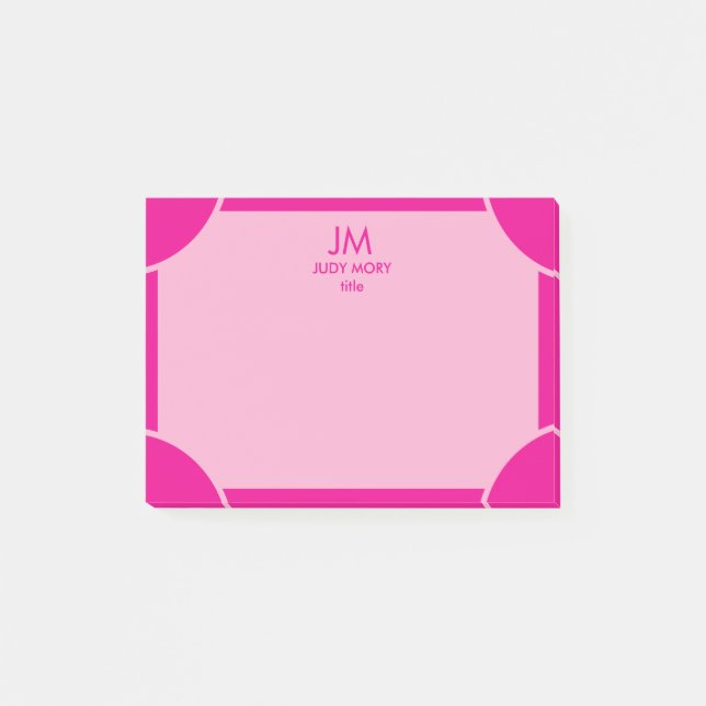 Bloco De Notas Notas de posto (Frente)