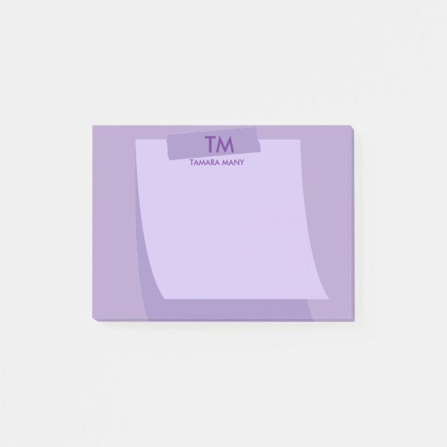 Bloco De Notas Notas de posto (Frente)