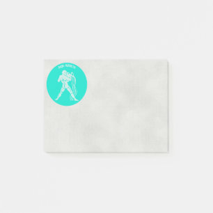 Bloco De Notas Notas de Posto Aquarius