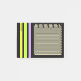 Bloco De Notas Notas de Posto Catnoir