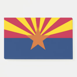 Bloco De Notas Notas de posto com bandeira de Arizona, EUA