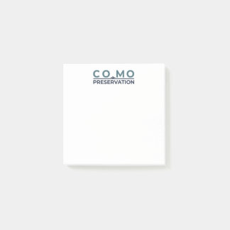 Bloco De Notas Notas de posto com Preservação de CoMo
