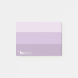 Bloco De Notas Notas de Posto com striptease de óvulo roxo