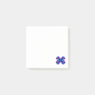 Bloco De Notas Notas de Posto da Borboleta Azul