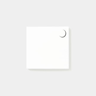 Bloco De Notas Notas de posto da lua da lua da lua minimalista