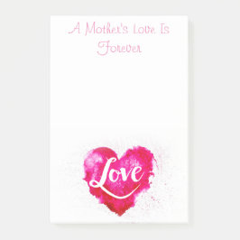 Bloco De Notas Notas de Posto da mãe