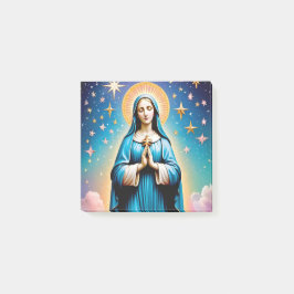 Bloco De Notas Notas de Posto da Virgin Mary