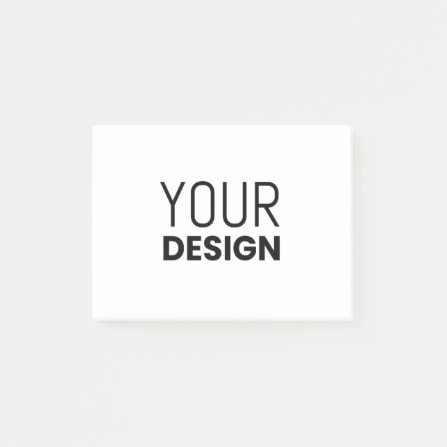 Bloco De Notas Notas de Posto de 4" X 3" (Frente)