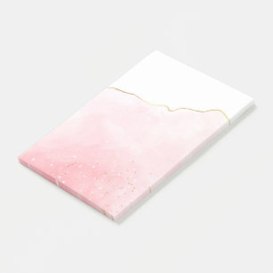 Bloco De Notas Notas de Posto de Aquarela