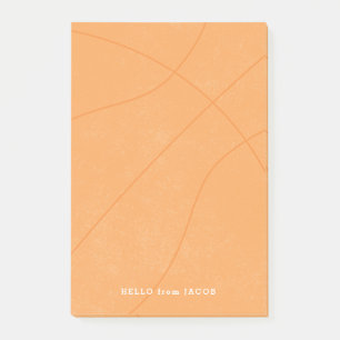 Bloco De Notas Notas de Posto de basquete