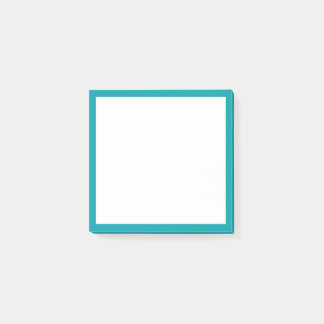 Bloco De Notas Notas de Posto de Borda Teal