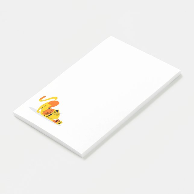 Bloco De Notas Notas de posto de Cat (Inclinado)