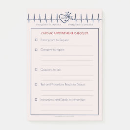 Bloco De Notas Notas de Posto de Compromisso Médico CHD
