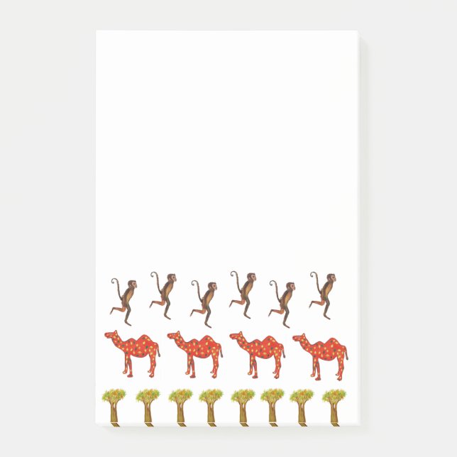 Bloco De Notas Notas de Posto de Desenho da Junva (Frente)