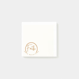 Bloco De Notas Notas de Posto de Fé