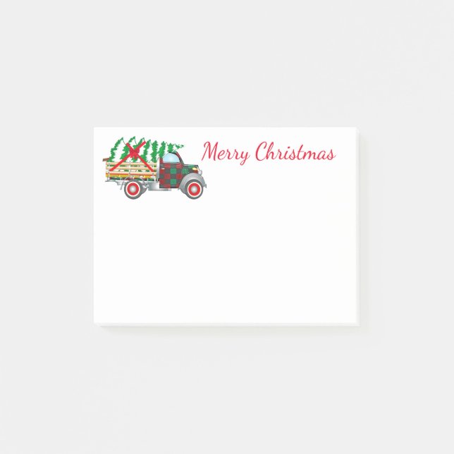 Bloco De Notas Notas de Posto de Feriados (Frente)