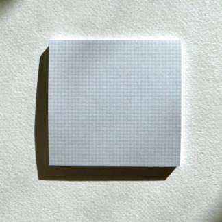 Bloco De Notas Notas de Posto de Gingham Azul/Verde