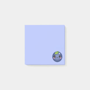 Bloco De Notas Notas de Posto de Kawaii Blueberry