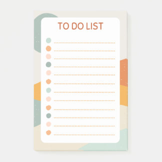 Bloco De Notas Notas de Posto de Lista de Tarefas Eficientes